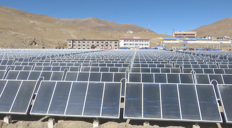 西藏尊龙人生就是搏为西藏萨嘎县城黎民带来了清洁温暖的冬天